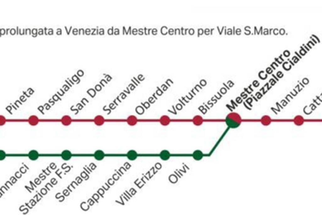 Caros 30Mt Tram Venezia Wifi Ingresso Indipendente Apartment Mestre Bagian luar foto